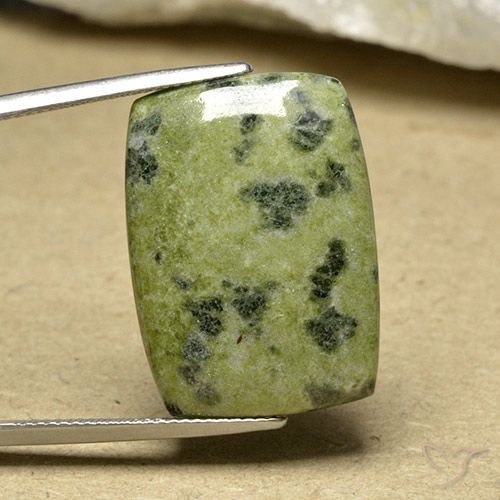 Jaspe multicolorido natural 25,51ct, almofada cortada, opaco