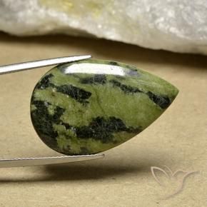 Jaspe Multicolorido Natural 22.20ct, Formato de pêra, Opaco