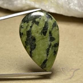 Jaspe Multicolorido Natural 22.20ct, Formato de pêra, Opaco