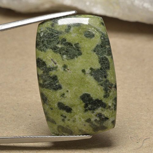 32.77ct Natural Multicolorido Jaspe, Almofada, Opaco, Photo A