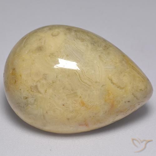 Jaspe Multicolorido Natural 25.97ct, Formato de pêra, Opaco