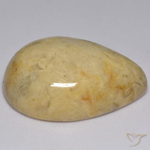 Jaspe Multicolorido Natural 25.97ct, Formato de pêra, Opaco