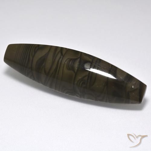 21.93ct Natural marrom escuro Jaspe, Chique, Opaco