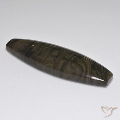 Jaspe Marrom escuro Natural 22.30ct, Chique, Opaco