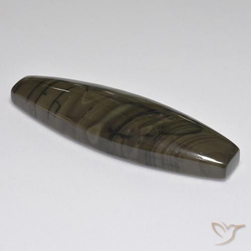 Jaspe Chocolate Amargo Natural 25.05ct, Chique, Opaco