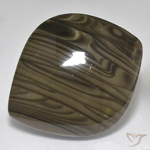 32.00ct Natural Chocolate Amargo Jaspe, Chique, Opaco