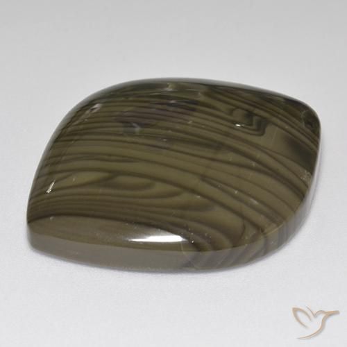 Jaspe Chocolate Amargo Natural 32.00ct, Chique, Opaco