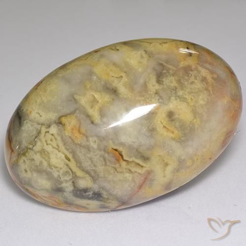 Jaspe Multicolorido Natural 59.96ct, oval, Opaco