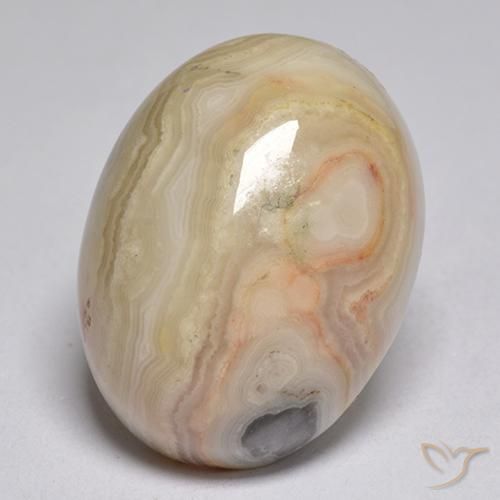 19.80ct Natural Multicolorido Jaspe, oval, Opaco
