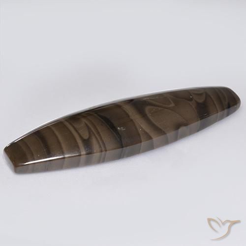 Jaspe Castanho médio Natural 19.13ct, Chique, Opaco