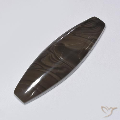 22.61ct Natural Chocolate marrom Jaspe, Chique, Opaco