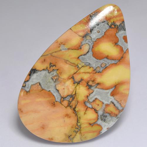 Jaspe multicolorido natural 40,03ct, forma extravagante, opaco