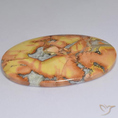 Jaspe Multicolorido Natural 57.58ct, oval, Opaco
