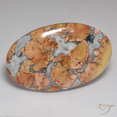 57.90ct Natural Multicolorido Jaspe, oval, Opaco