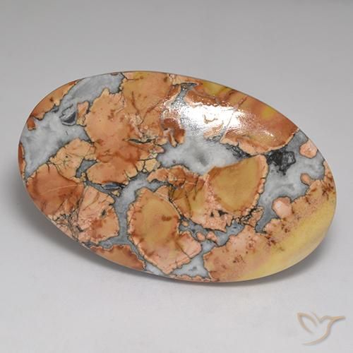 Jaspe Multicolorido Natural 57.90ct, oval, Opaco