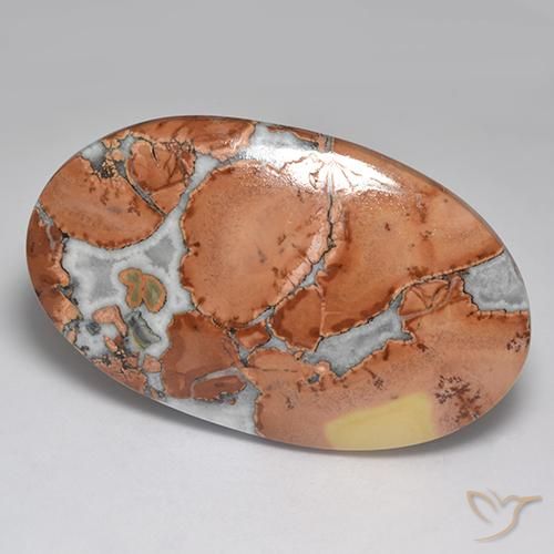 Jaspe Multicolorido Natural 68.68ct, oval, Opaco