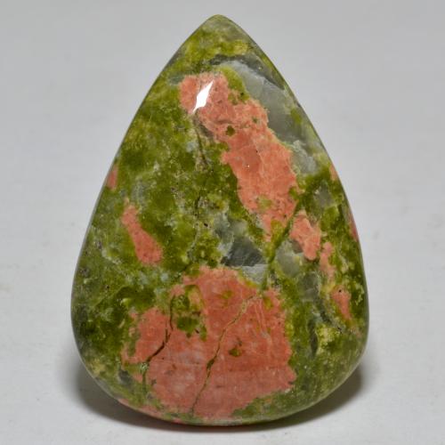 Jaspe Multicolorido Natural 24.54ct, Formato de pêra, Opaco