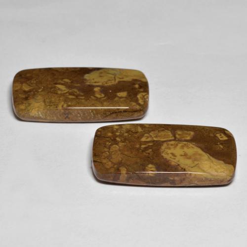 Pedras preciosas de Jaspe Multicolorido natural de 26.16 ct, Almofada cortada, Opaco