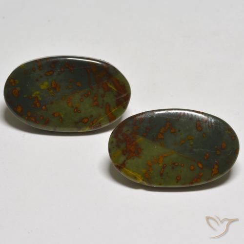18.15ctw Natural Multicolorido Jaspe, oval, Opaco