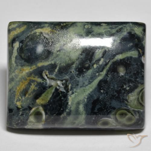Jaspe Multicolorido Natural 50.87ct, baguete, Opaco