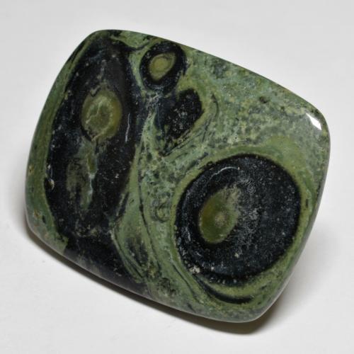 Jaspe multicolorido natural 40,44ct, almofada cortada, opaco