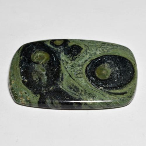 Jaspe multicolorido natural 40,44ct, almofada cortada, opaco
