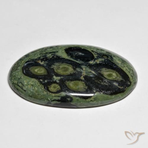 Jaspe Multicolorido Natural 46.73ct, oval, Opaco