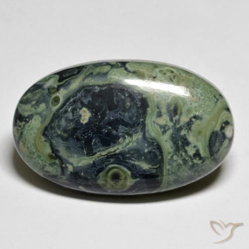 33.58ct Natural Multicolorido Jaspe, oval, Opaco