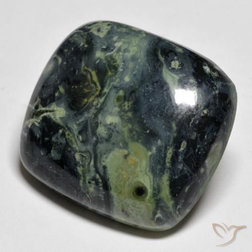 33.52ct Natural Multicolorido Jaspe, Almofada, Opaco