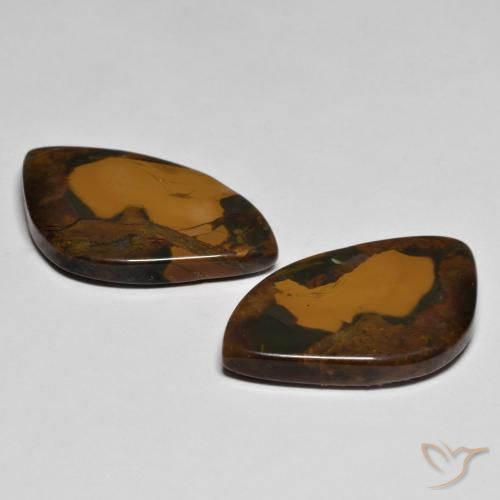 Pedras preciosas de Jaspe Multicolorido natural de 23.09 ct, Chique, Opaco