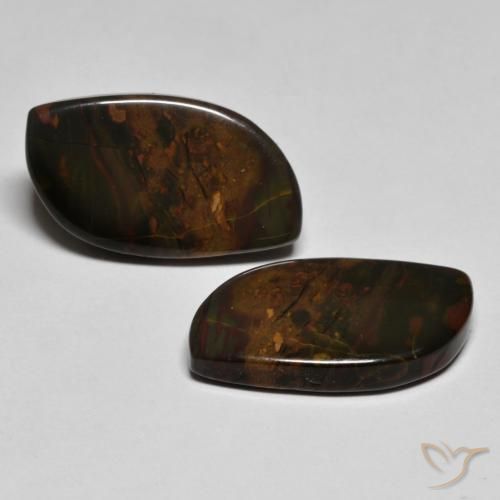 Pedras preciosas de Jaspe Multicolorido natural de 14.51 ct, Chique, Opaco