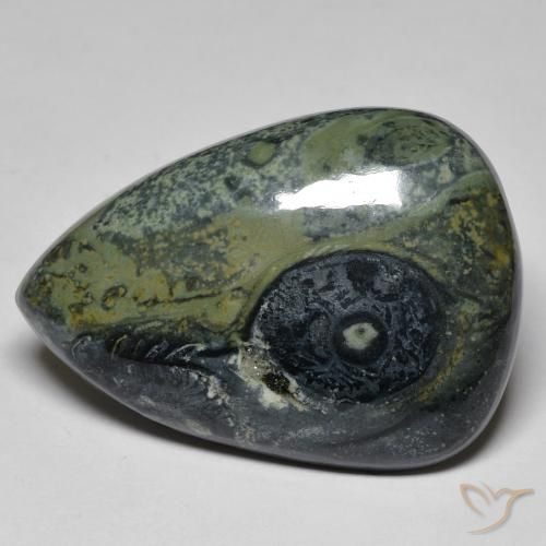 Jaspe Multicolorido Natural 32.43ct, Formato de pêra, Opaco