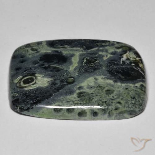 Jaspe Multicolorido Natural 35.95ct, Almofada, Opaco