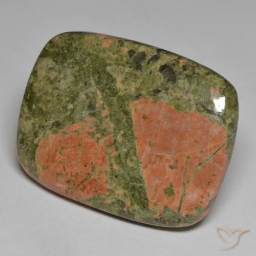 46.24ct Natural Multicolorido Jaspe, Almofada, Opaco
