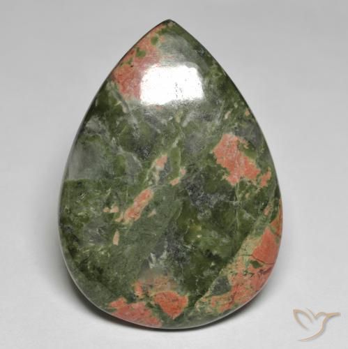 Jaspe Multicolorido Natural 56.12ct, Formato de pêra, Opaco