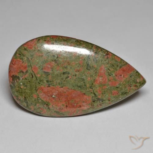 Jaspe Multicolorido Natural 40.05ct, Formato de pêra, Opaco