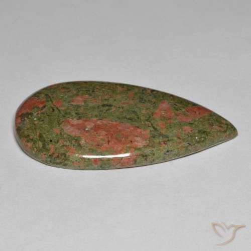 Jaspe Multicolorido Natural 40.05ct, Formato de pêra, Opaco