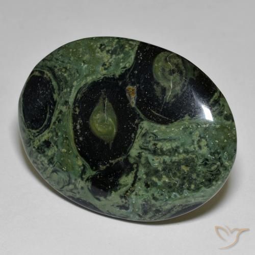 41.84ct Natural Multicolorido Jaspe, oval, Opaco