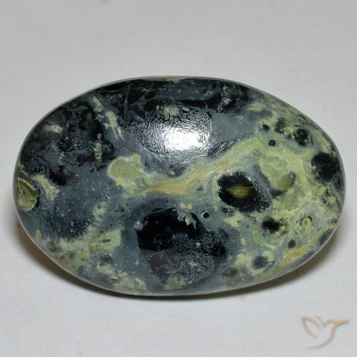 24.78ct Natural Multicolorido Jaspe, oval, Opaco