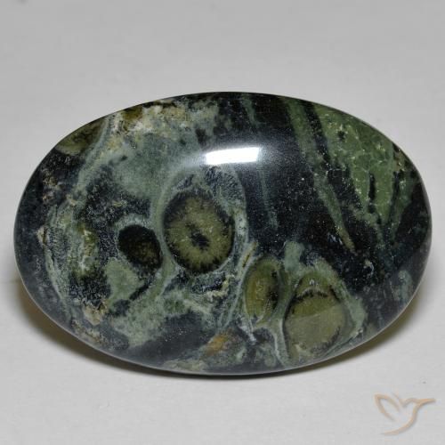 29.96ct Natural Multicolorido Jaspe, oval, Opaco