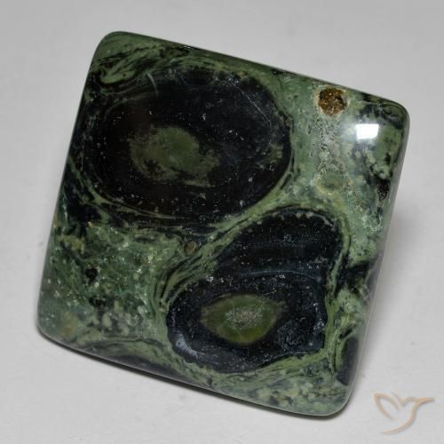 37.53ct Natural Multicolorido Jaspe, Quadrado, Opaco