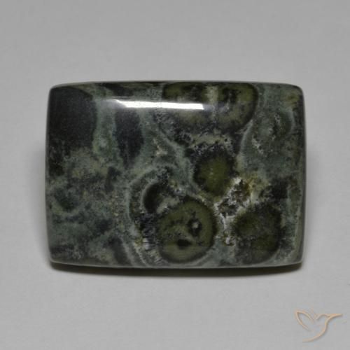 Jaspe Multicolorido Natural 31.93ct, baguete, Opaco