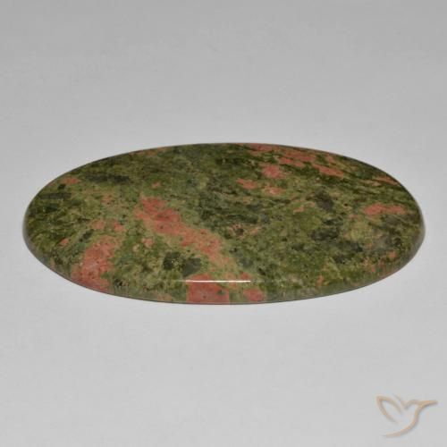 Jaspe Multicolorido Natural 92.02ct, oval, Opaco