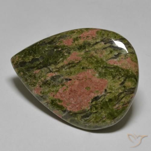 Jaspe Multicolorido Natural 33.14ct, Formato de pêra, Opaco