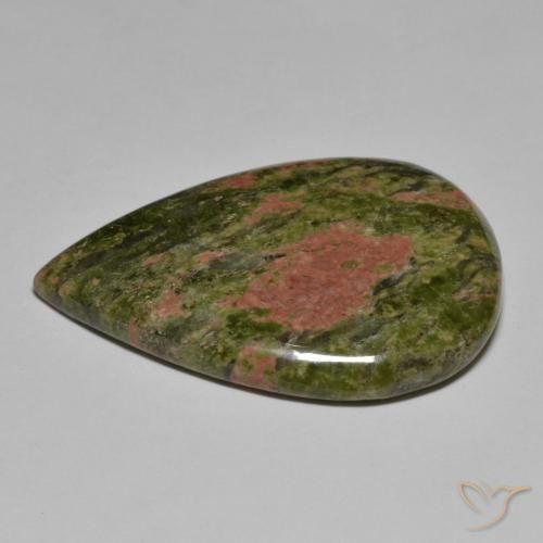 Jaspe Multicolorido Natural 33.14ct, Formato de pêra, Opaco