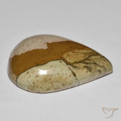 Jaspe Multicolorido Natural 25.66ct, Formato de pêra, Opaco