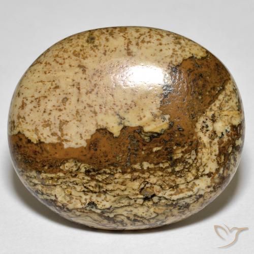 32.88ct Natural Multicolorido Jaspe, oval, Opaco