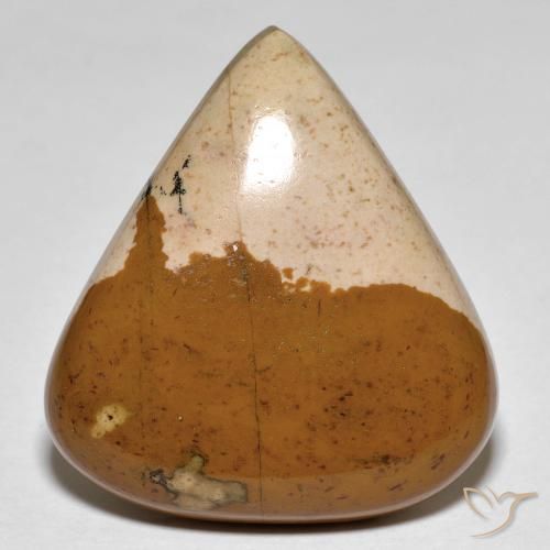 28.97ct Natural Multicolorido Jaspe, Formato de pêra, Opaco