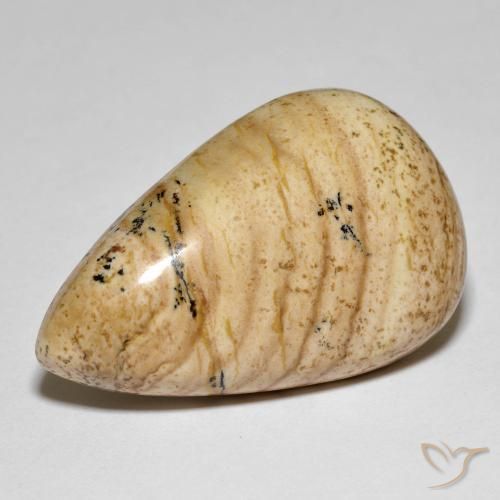 Jaspe Multicolorido Natural 32.33ct, Formato de pêra, Opaco