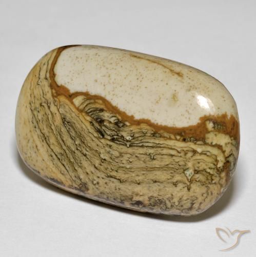 Jaspe Multicolorido Natural 34.74ct, Almofada, Opaco